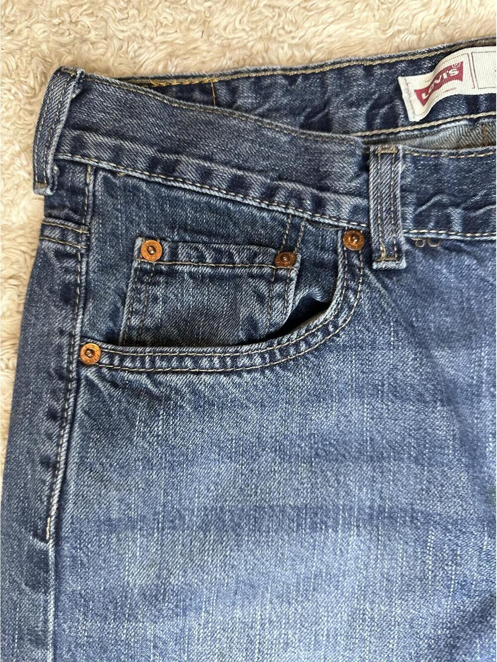 Levi's 550 Relaxed Fit medium wash straight leg denim jeans Size 29x29 - Picture 3 of 10
